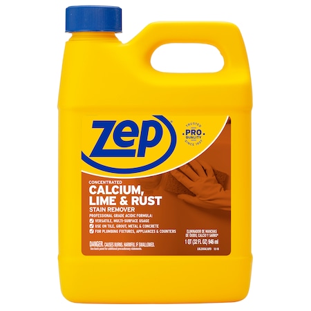 ZEP Calcium, Lime & Rust Stain Remover, 32oz, PK12 ZUCAL32